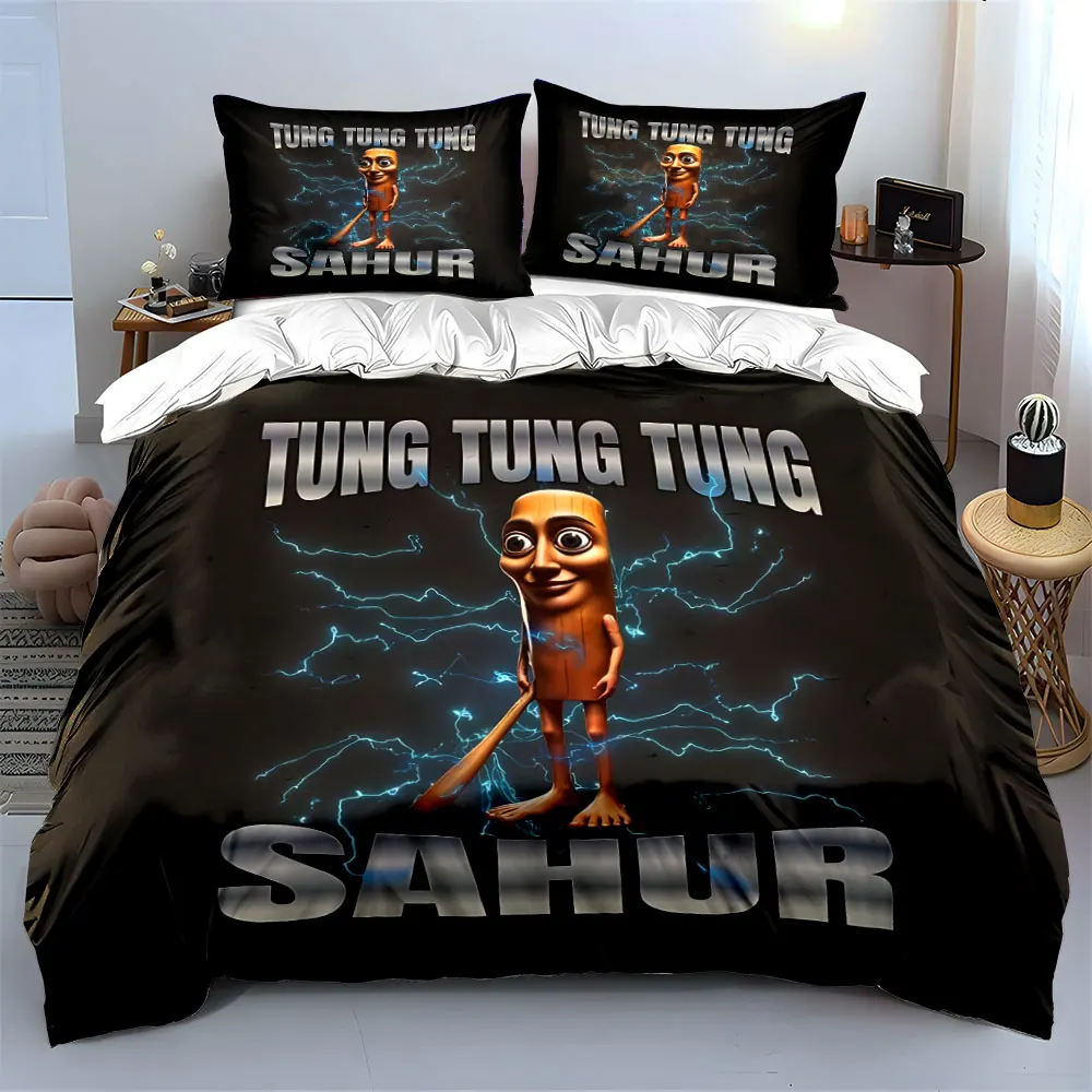 

Electric-Themed Decorative Three-Piece Set Multiple sizes kid's and adults' bedroom Exquisite 3PC bedding set, gift