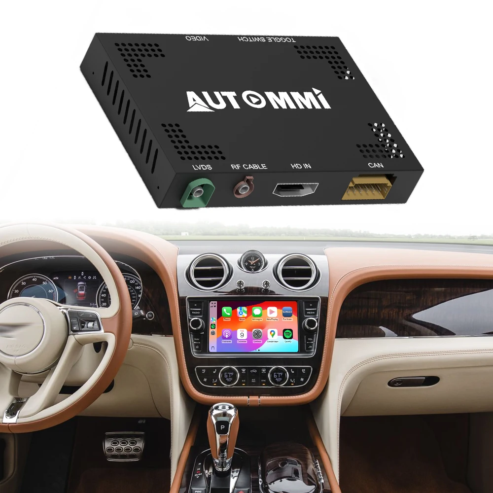 Bentayga Upgrade Wireless CarPlay Android Auto Decoder Module Interface Kit For 2016 - 2019 Bentley Bentayga