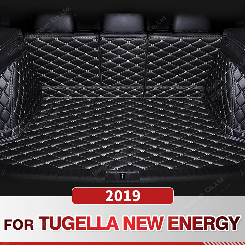 

Auto Full Coverage Trunk Mat For GEELY Tugella New Energy 2019 Car Boot Cover Pad Cargo Liner Interior Protector Accessories