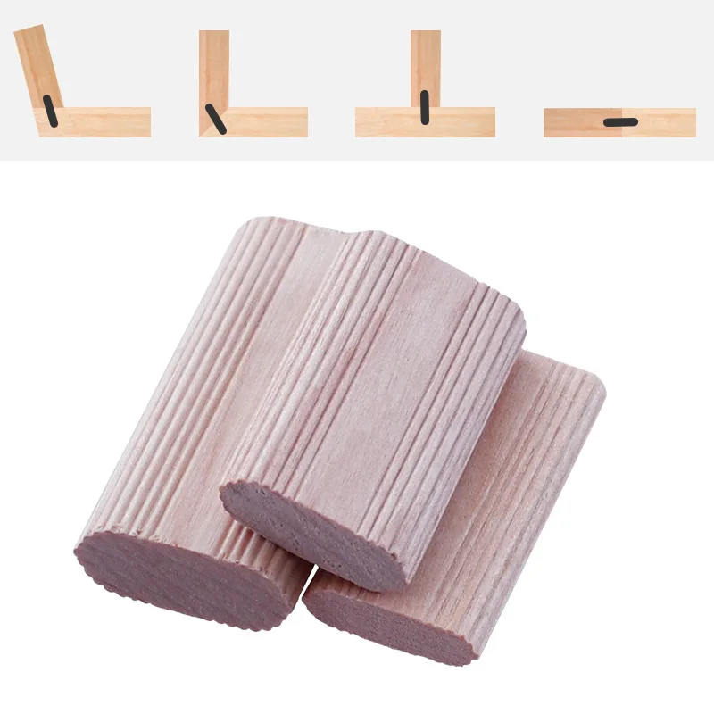 Wood Tenon Connector Wood Pin Stopper Woodworking Furniture Splicing Connector  Beech Stopper Tip Furniture Splicing Connector