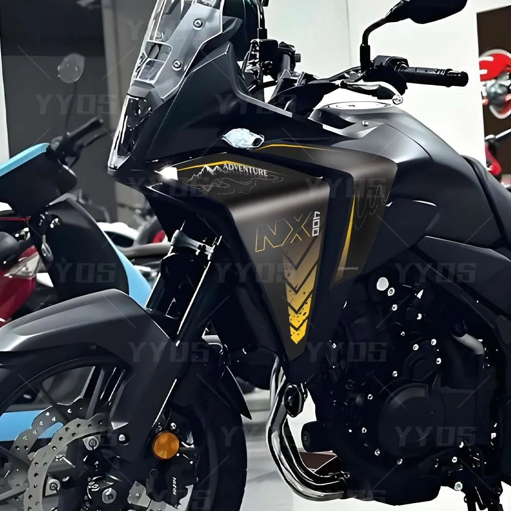 ل NX400 NX 500 nx400 NX500 دراجة نارية الجسم الجانب لوحة هدية حامي ملصق مقاوم للماء المضادة للخدش أعواد تزيين