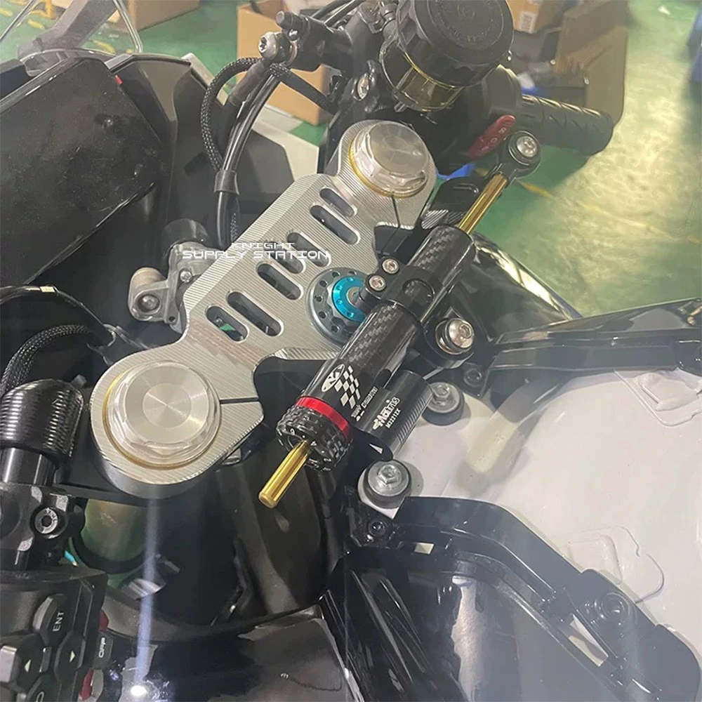 CFMOTO 450SR 450 SR 2021 2022 2023 オートバイアクセサリー調整可能なステアリングダンパースタビライザー取付