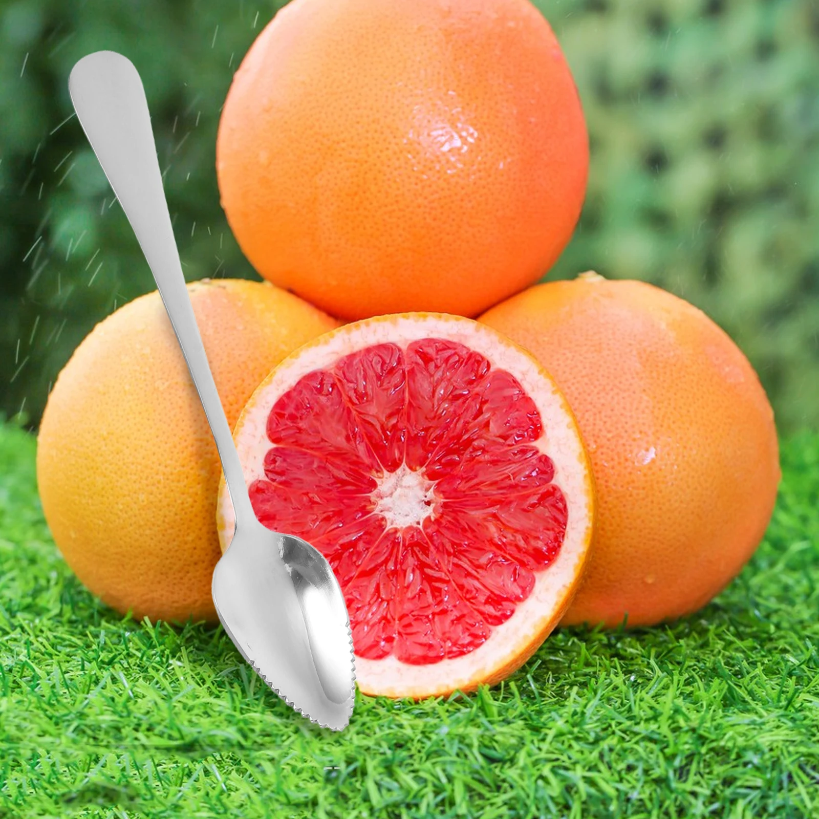 

Orange Opener/orange Peeler Fruit Cutting Set Baby Stainless Steel Eating Spoons