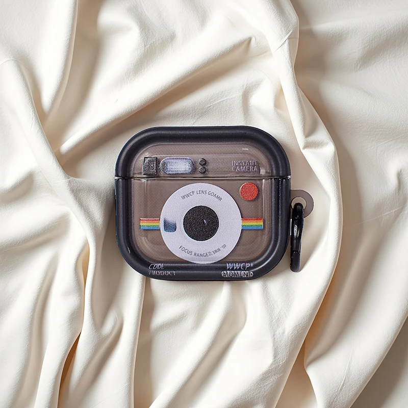 حافظة كاميرا عتيقة لأجهزة Apple Airpods Pro 3 1st 2nd 3rd غطاء الجيل لأجهزة Airpods 4 2 Gen New Air Pods غطاء حماية
