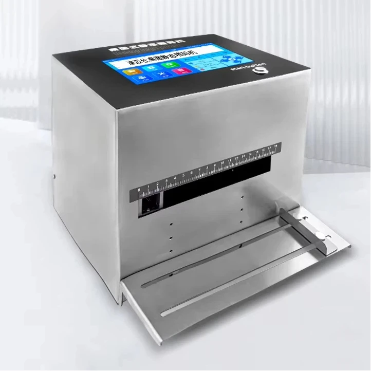

PJT-I Static Ink Jet Batch Coding Machine Automatic Thermal Inkjet Printers Glass Dropper Bottle Bottom Printing Logo