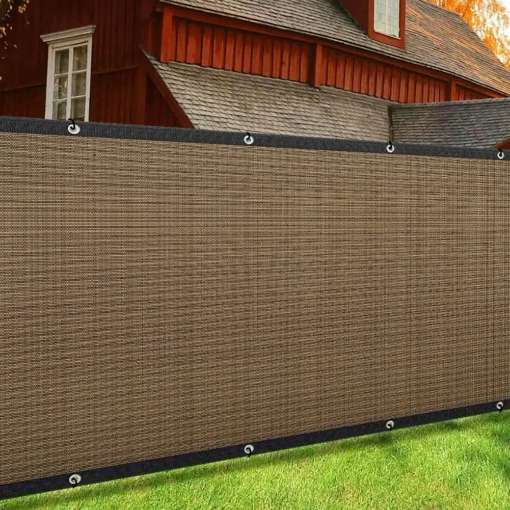 

1/2x5M Balcony Privacy Screen Fence Cover UV Protection Weather-Resistant Apartments Railing Screen Heavy Duty Wind Block Sun Sh