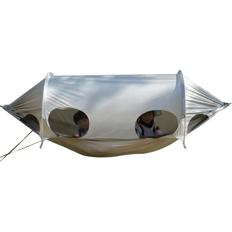 

Creative Spacecraft Shape Double Hammocks With Net Lightweight Hammock Camping Accessories Gear For Outdoor Backpacking