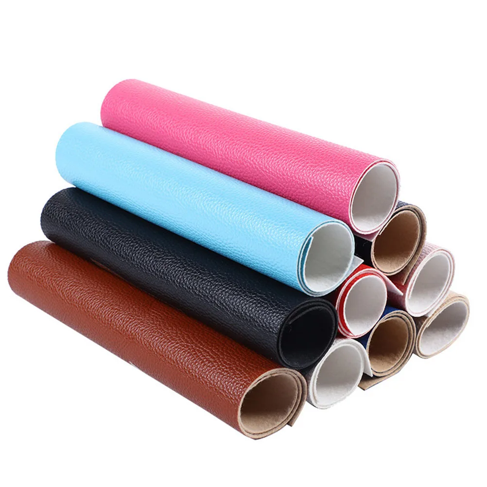 

10Pcs Premium Multifunctional PU Fabric Thickened Artificial for Seat Covers Sofa Upholstery Wall Paneling DIY