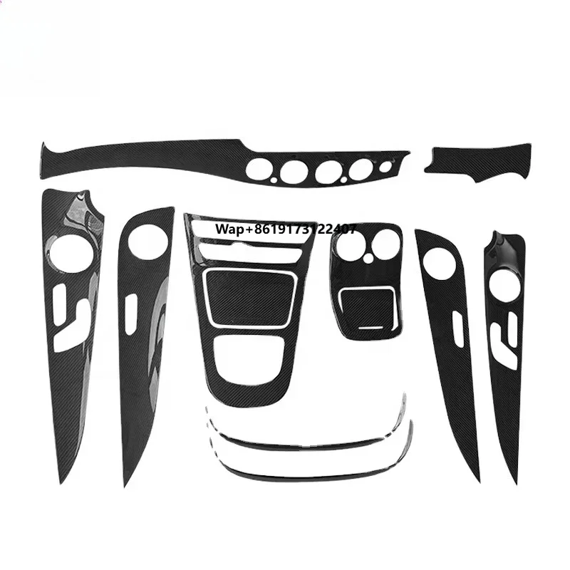 

Комплект из 12 элементов карбонового интерьера в стиле Add-on для нового E-класса W213 (праворульный)