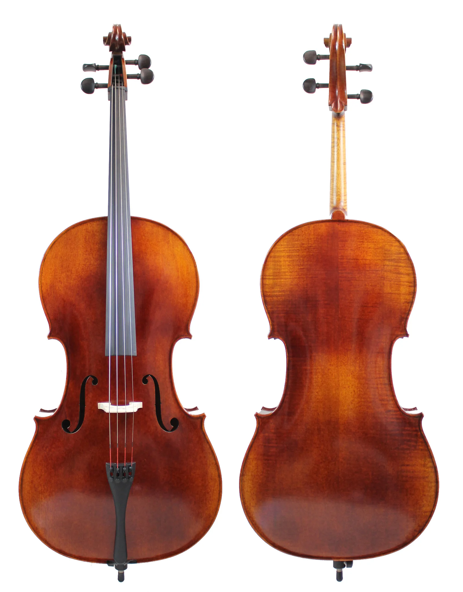 Super Value!A Stradivari 1690 Copy 4/4 Size,3/4 Size,1/2 Size,1/4 Size Cello! M6135 German Dark Antique!