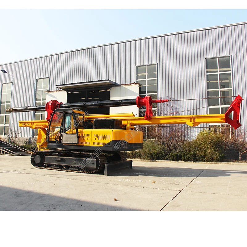 Digging Machinery Hydraulic Mini Earth Auger Pole Erection Machine Auger Bore Pile Foundation Machine