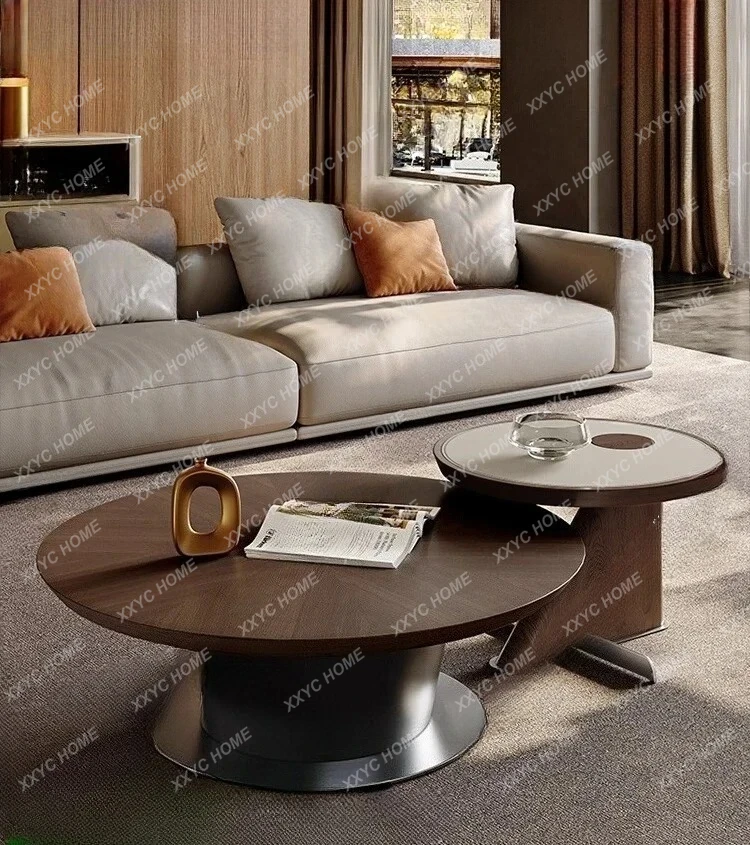 

MLiving room coffee table table minimalist small apartment wood grain combination coffee table
