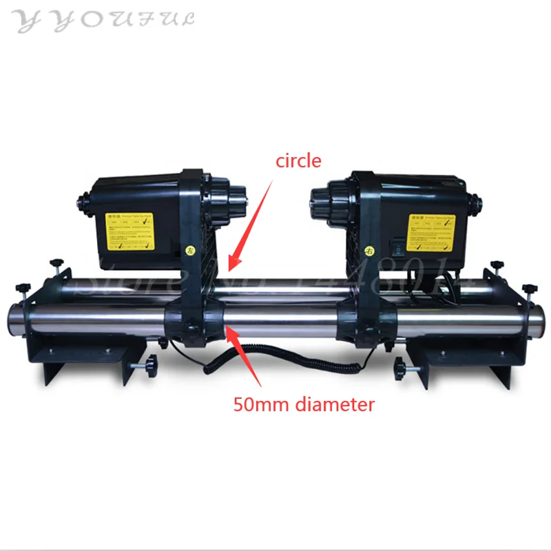 VP-540 VS-640 Roland paper take up system 50mm 38mm for EPSON SC F6200 F6280 T7280 T5280 T7200 T5200 Media roller double motor