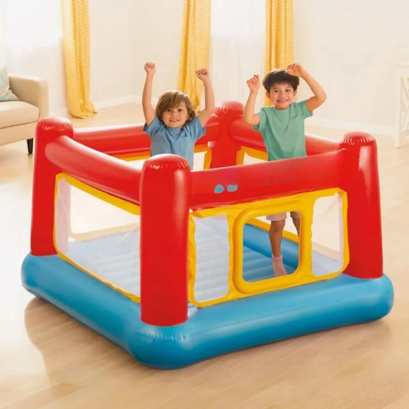 48260 174 * 112cm Castle Jumping Trampoline Inflatable Ocean Ball Pool, Suitable for Children's Sports