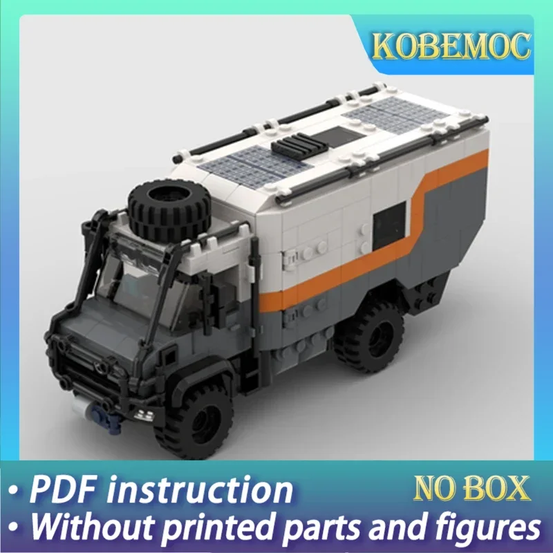 

City Car Model Moc Building Bricks City Expedition Camper Car Technology Modular Blocks Gifts Christmas Toys DIY Sets Assembly