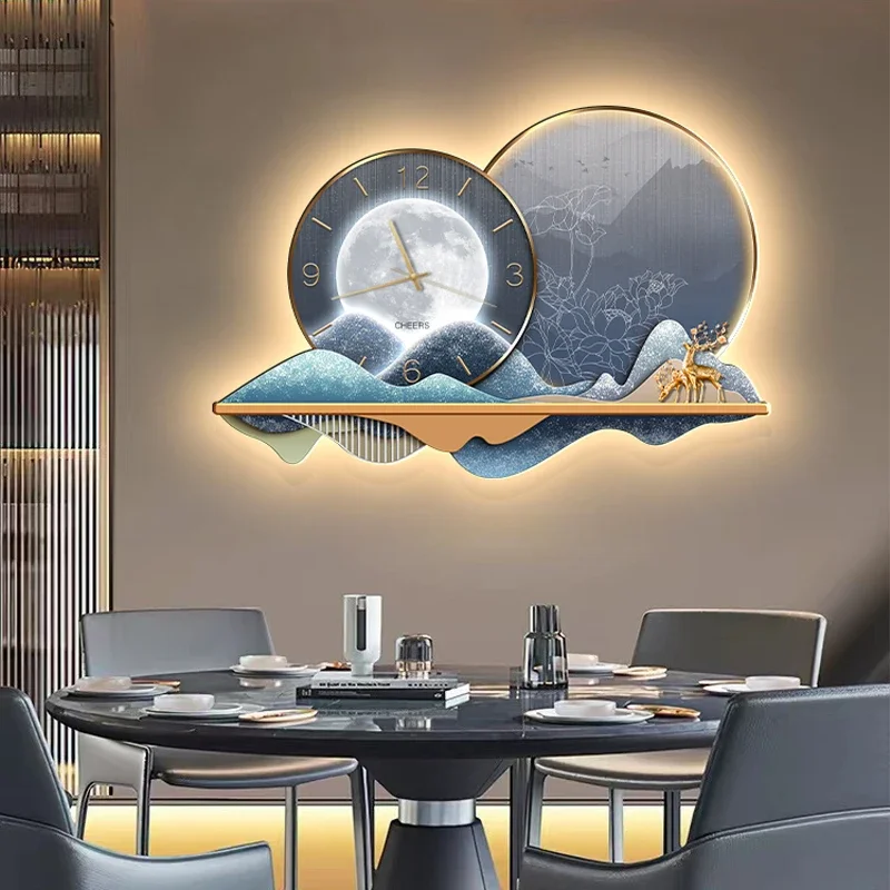 Waiting Cute Wall Clocks Art Mural Led Interior Minimalist Silent Wall Watch Aesthetic Creative European Wanduhr Home Design