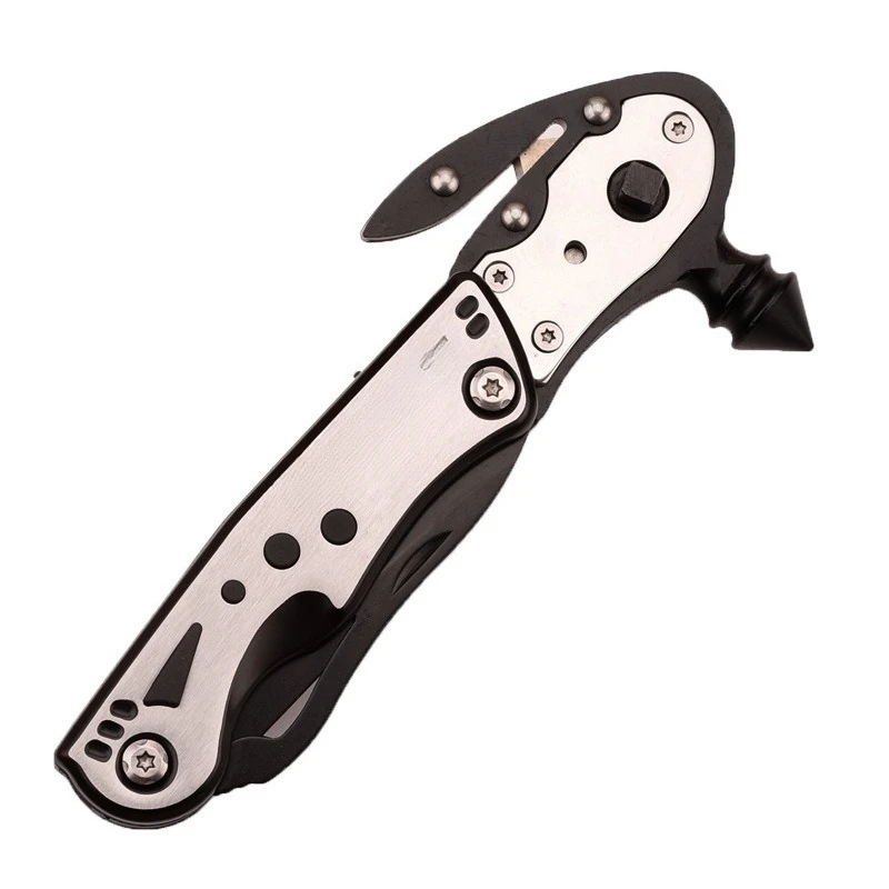 

Outdoor broken window hammer 4112 car portable escape tool ratchet screwdriver field combination set