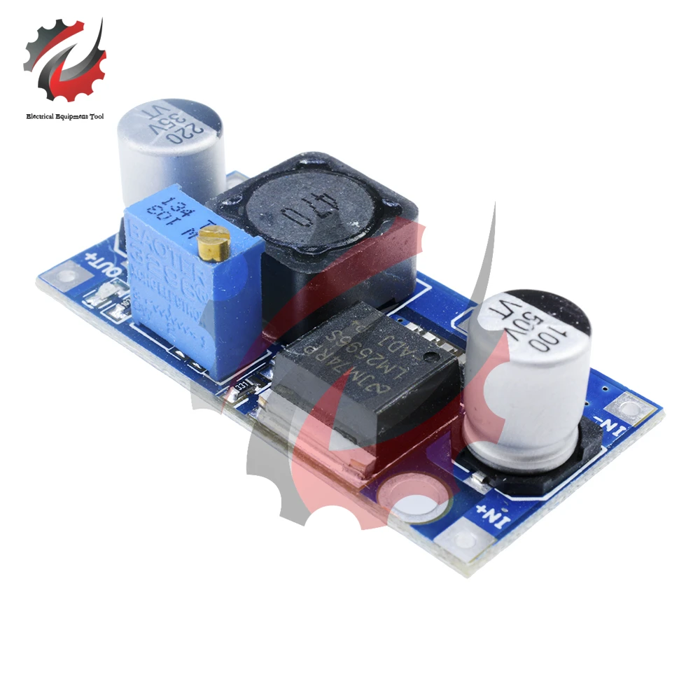 LM2596s DC-DC Step-Down Power Supply Module 3A Adjustable Buck Step-down Module LM2596 Voltage Regulator 24V 12V 5V 3V 1.25V-30V