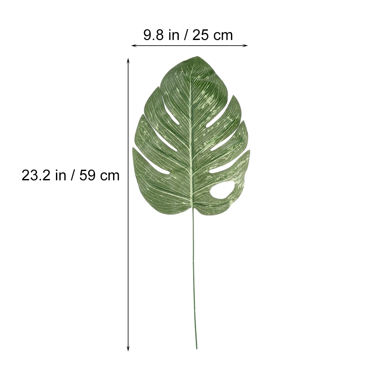 

12 Pcs Artificial Tropical Monstera Leaf Decoration Fake Brazil LeavesPlantLeaf Home Office Cafe Gallery Decor