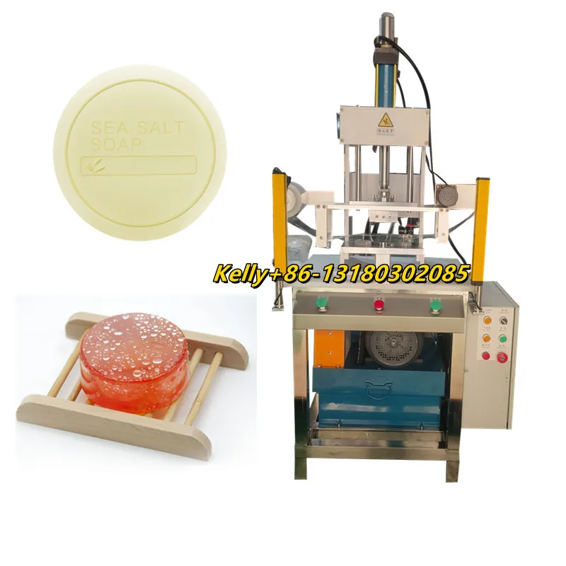 Automatic Various Shape Toilet Bath Soap Logo Bar Press Stamper Printing Machine Soap Stamping Machine