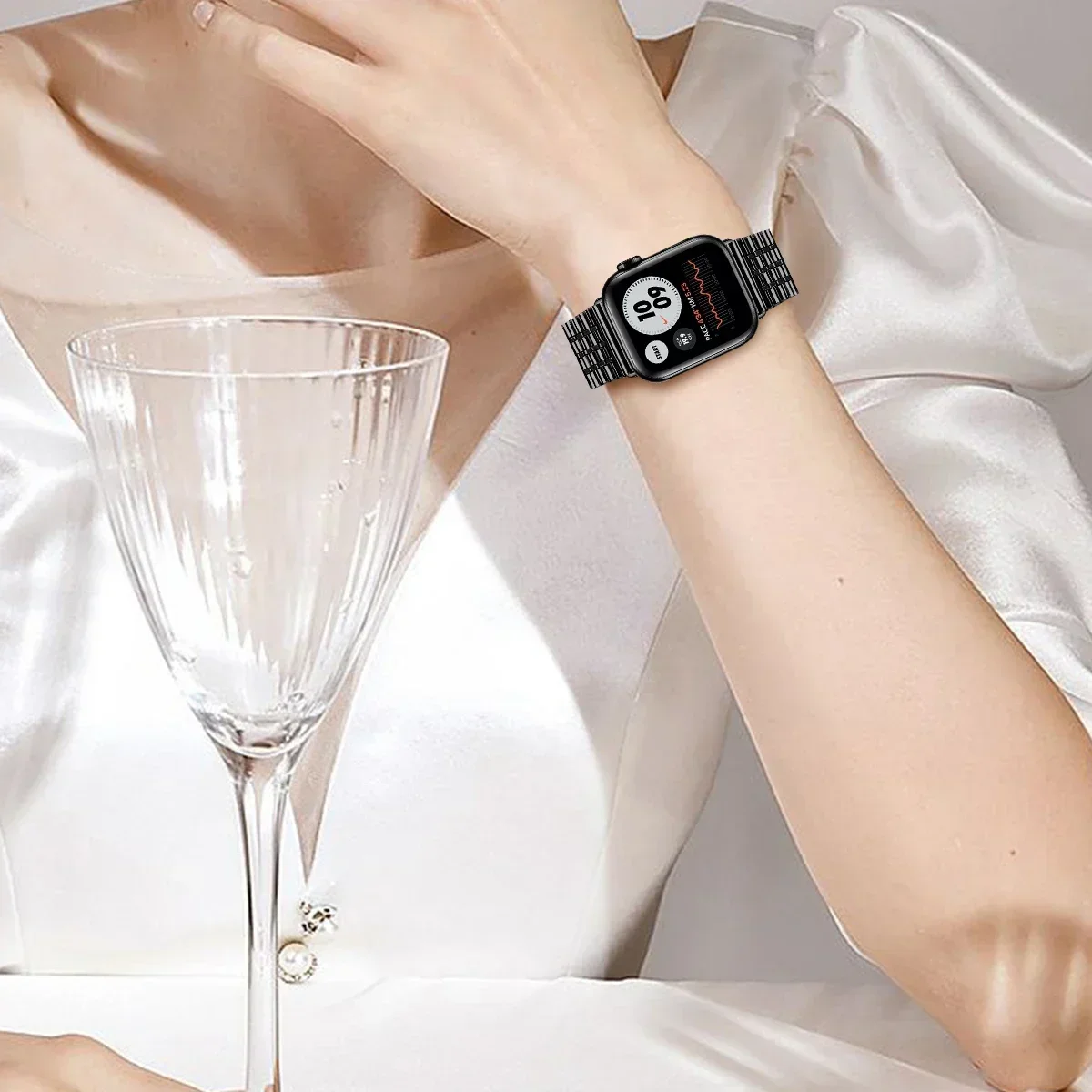 ربط سوار لساعة أبل 9 8 7 45 مللي متر 41 مللي متر SE 6 5 4 44 مللي متر 40 مللي متر الفرقة الفولاذ المقاوم للصدأ حزام iwatch الترا 49 مللي متر 3 42 مللي متر 38 مللي متر العصابات