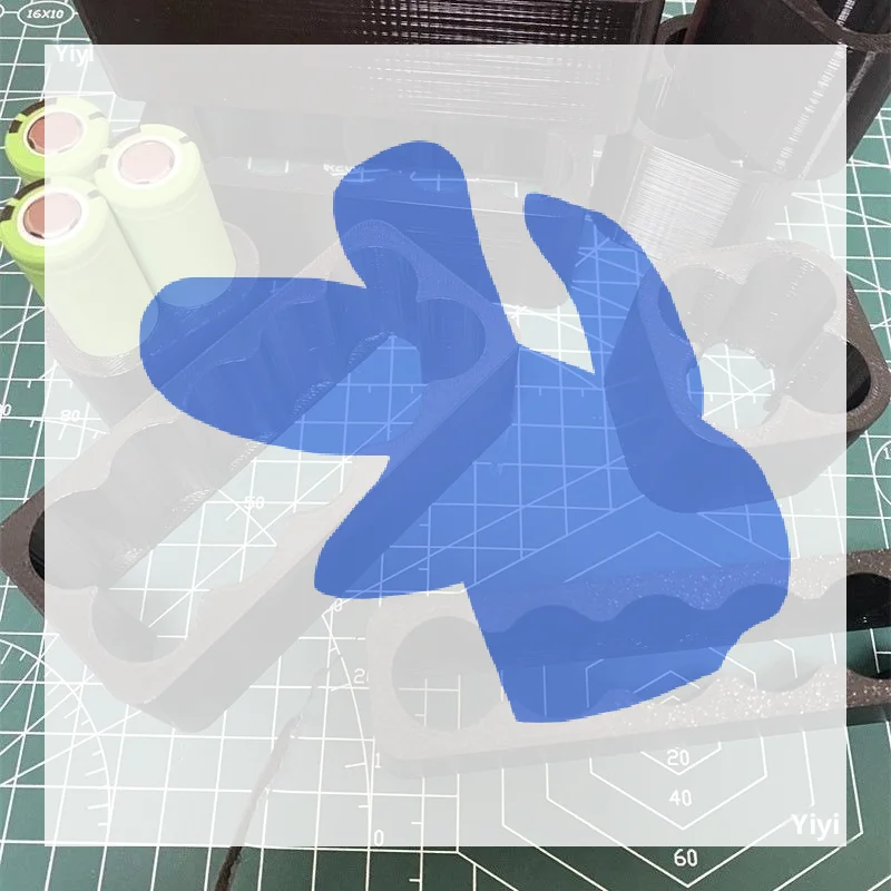 

1/4Pcs 18650 Spot Welding Fixture Battery Fixed Lithium Battery Welding Fixture Spot Welding Fixed Assembly Bracket