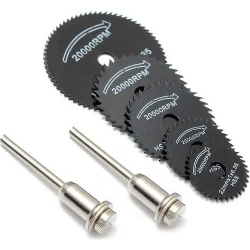 Titi Engraving Machine Mini Saw Set of 8 Dremel Compatible