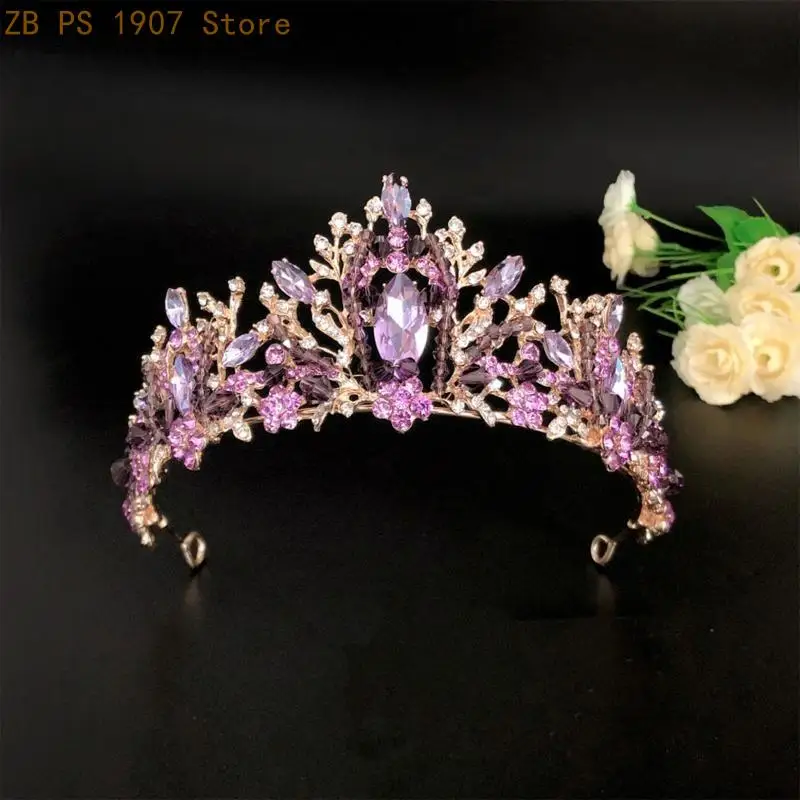 

Crown Headband for Women Bride Wedding Party Hair Hoop Dainty Headpiece 55KA