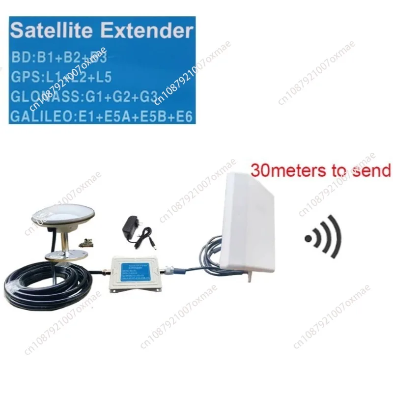 Full Band GNSS Satellite Signal Amplifier Repeater GPS L1 L2 L5 B1 B2 B3 High Sensitivity Signal Boost Device