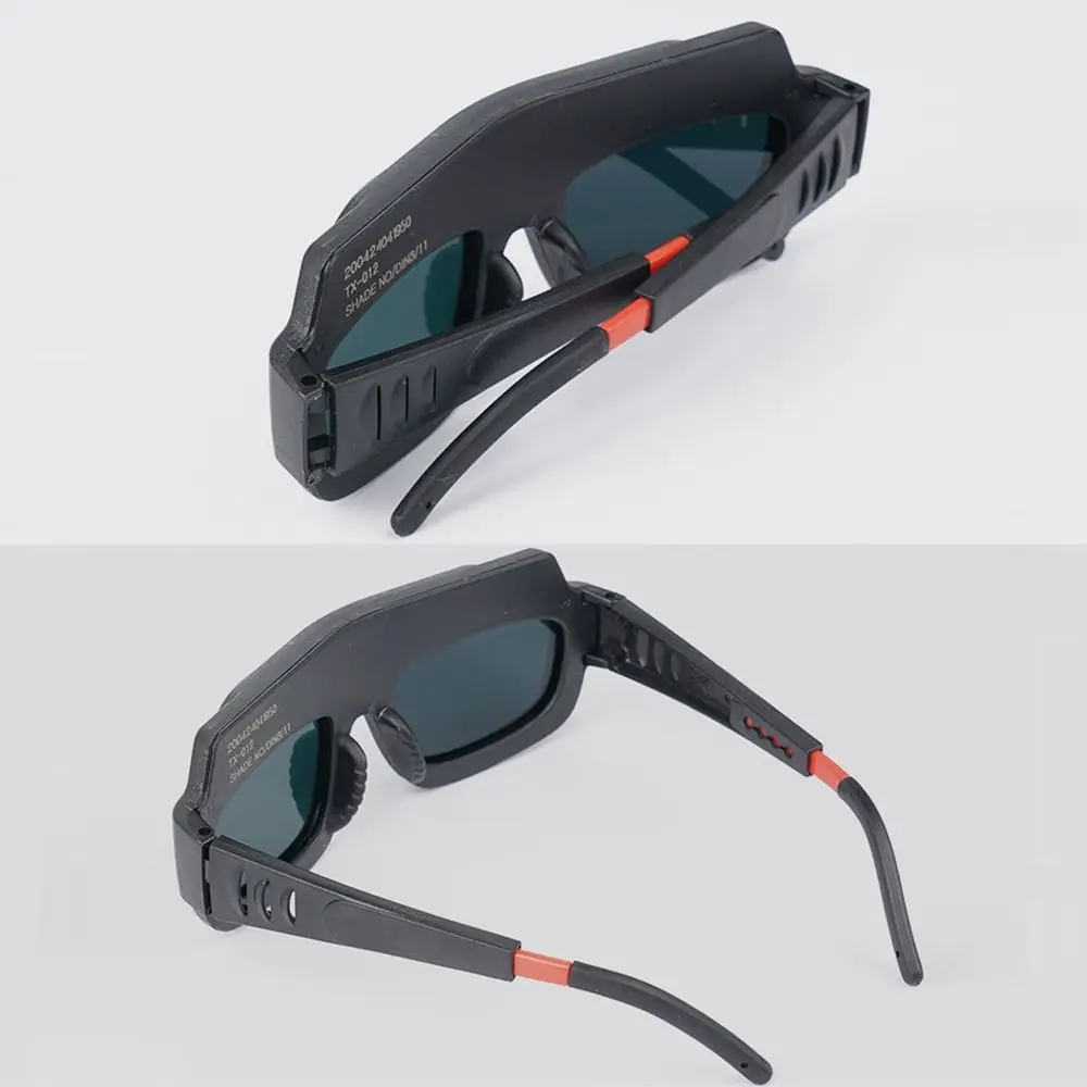 Anti-Glare Welding Glasses Solar Powered Dimming Automatic Darkening Goggles Eye Protection Anti-impact Soldering Glasses