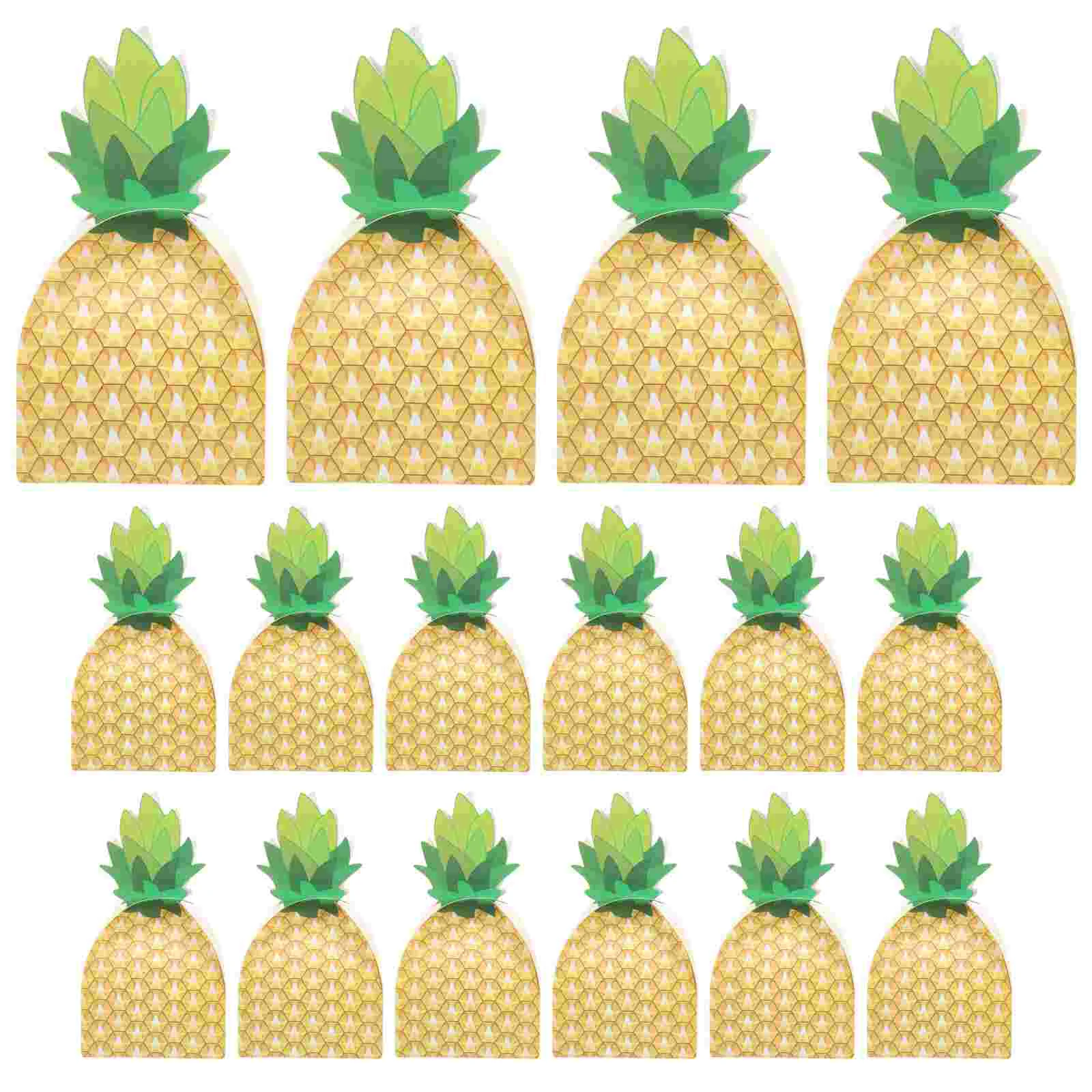 

20 Pcs Pineapple Theme Wedding Birthday Party Gift Boxes for Candy Supplies Small Gifts Bridesmaid Favor Boxes Paper Material