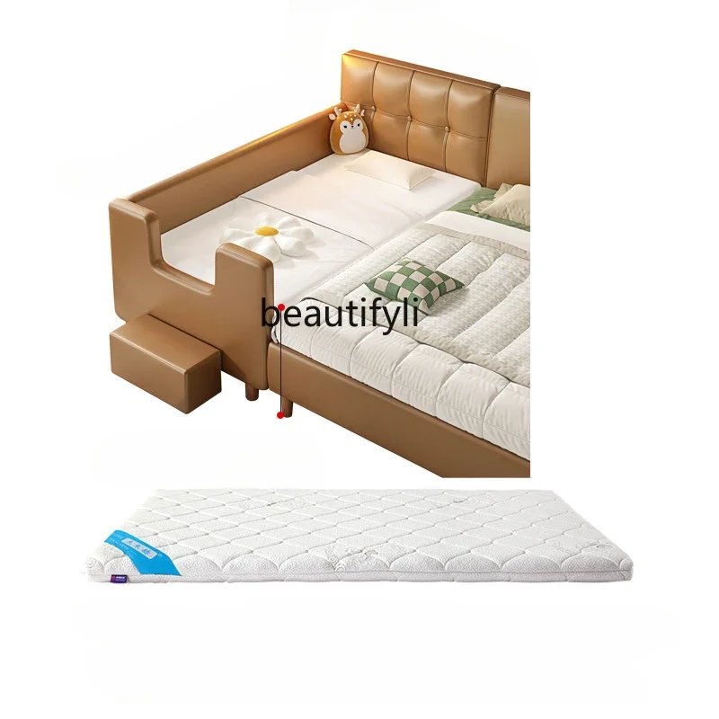 Small Bed Stitching Bed with Fence Widened  Stitching Bedside Bed