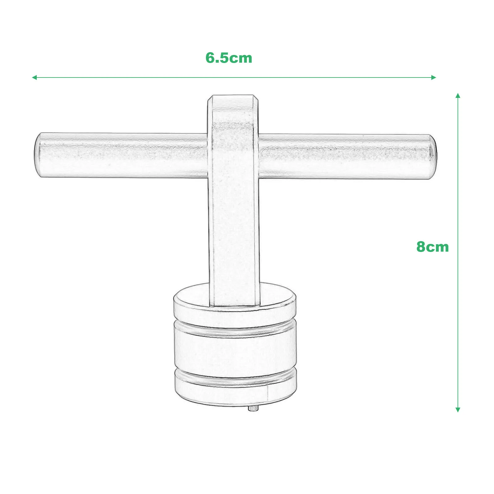 1 Pc Golf Wrench With 3 Prong 5 Colors 8x6.5cm Alloy Install Remove TP Collection & Spider Mini Putter Weight Golf Training Tool
