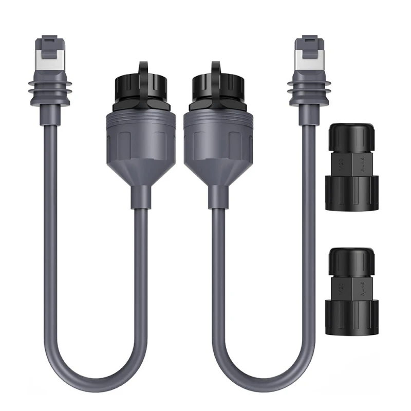 Waterproof Starlink Gen 3 Ethernet Cable Extension to CAT5E RJ45 Coupler Outdoor Adapter for Starlink Dish Router Connection