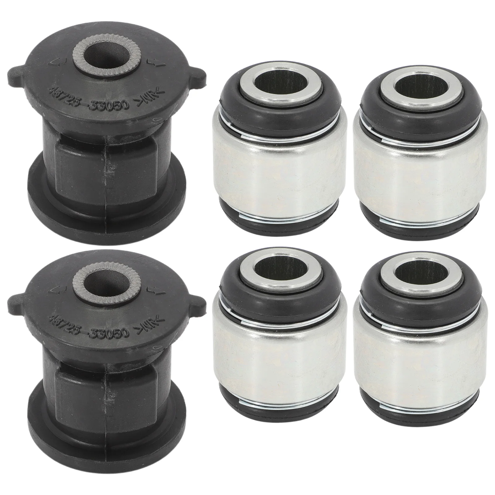 6 PCS Rear Arm Knuckle Bushings for Avalon Camry Carina Corona Curren Harrier Highlander Kluger