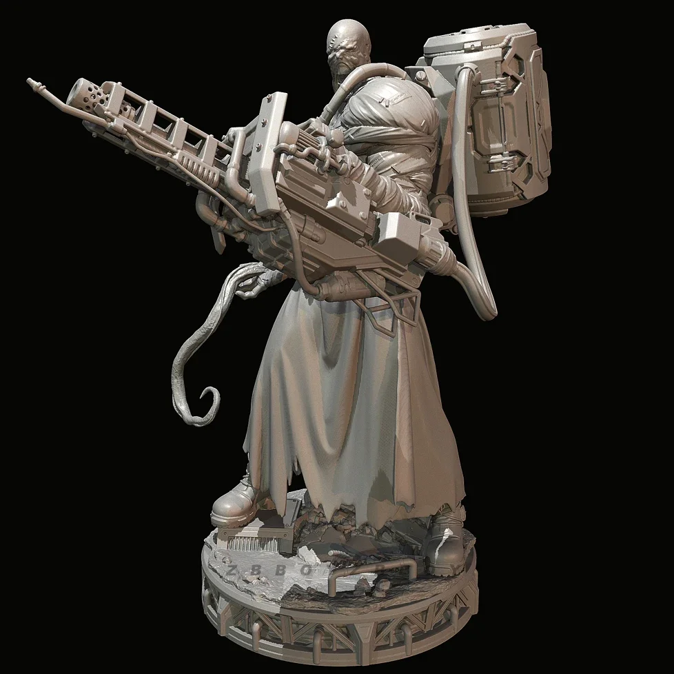 The height of man 55mm 75mm 95mm Resin model kits figure colorless and self-assembled 3D Printing  TD-7039/3D