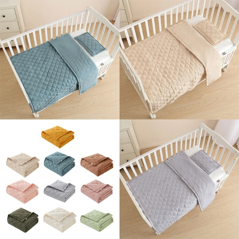 Cute Newborn Baby Blanket Newborn Summer Air Conditioner Blanket Cotton Warm Baby Quilt Infant Swaddle Blanket Baby Accessories