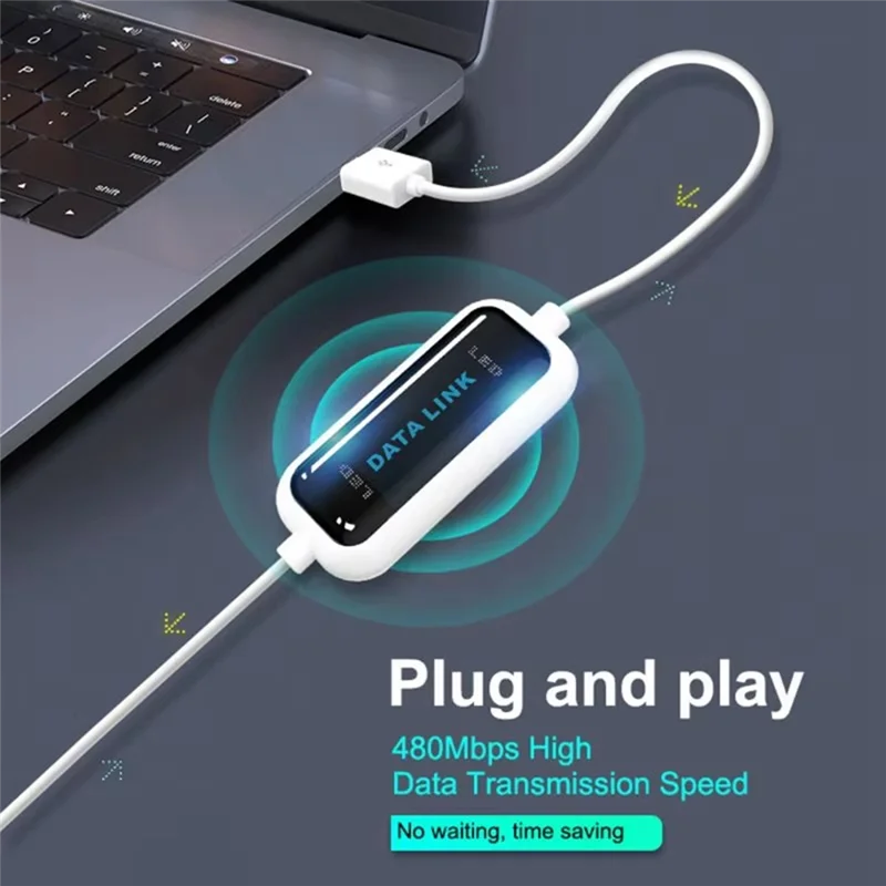 

Precisionn USB PC To PC Online Share Sync Link Net Прямая передача файлов данных Мост светодиодного кабеля Легко копировать между 2 компьютерами