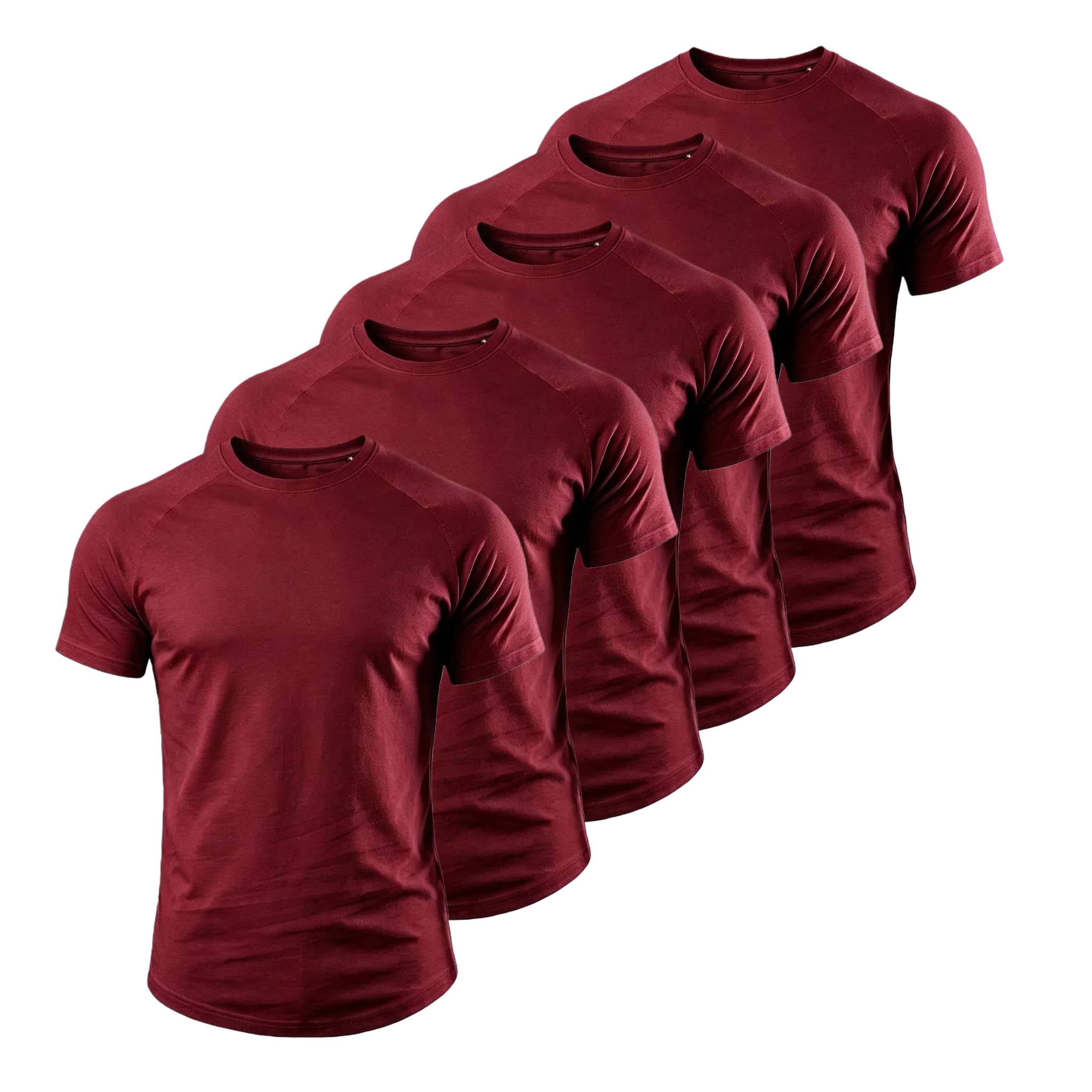 5er-Pack Herren Baumwoll-Spandex T-Shirts, hochelastische Sportoberteile, lässige Fitness-Workout-Shirts mit kurzen Ärmeln für den täglichen Gebrauch – Detail 7