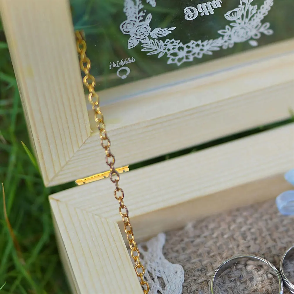 

10Pcs Piano Hinges Mini Miniature Small Hinges for Wooden Box Jewelry Chest DIY Cabinet Drawer Heavy Duty Small Piano Hinge