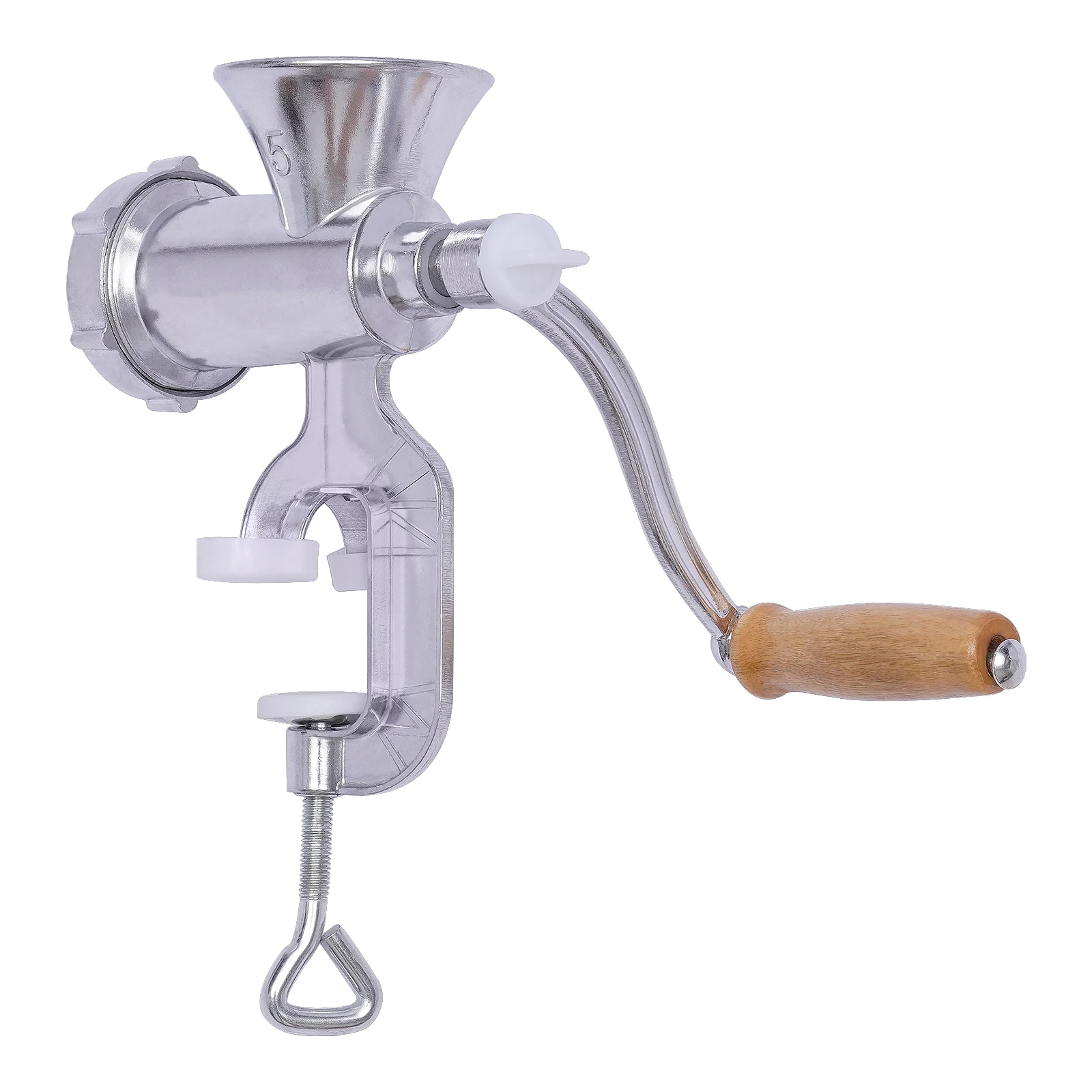Compact Manual Meat Grinder, Spiral Extrusion for Better Taste, Easy Operation, Lightweight