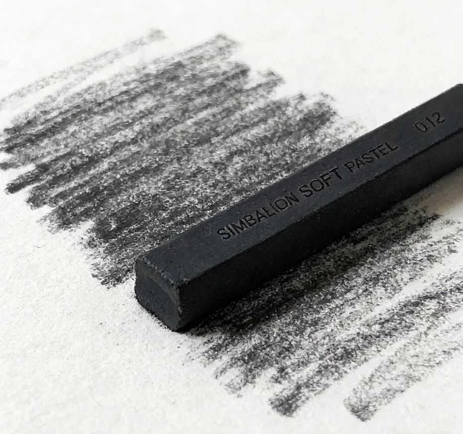 6 Stück weiche Pastellkreide, professionelle weiche Kreidestifte zum Zeichnen, Skizzieren, Schwarz-Weiß-Malerei, Pastelle, Kunstbedarf – Detail 9
