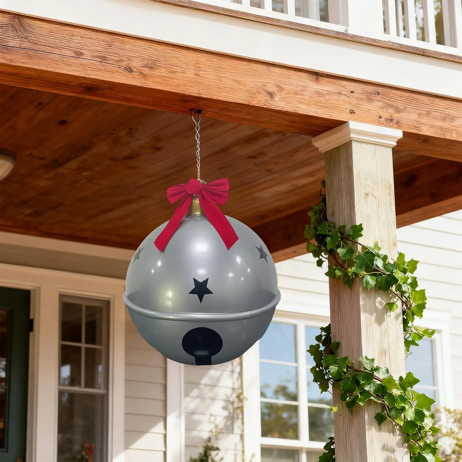 

Надувные рождественские шары 23-дюймовый праздничный декор двора Гигантские рождественские украшения Надувные шары для сада, двора, патио, крыльца