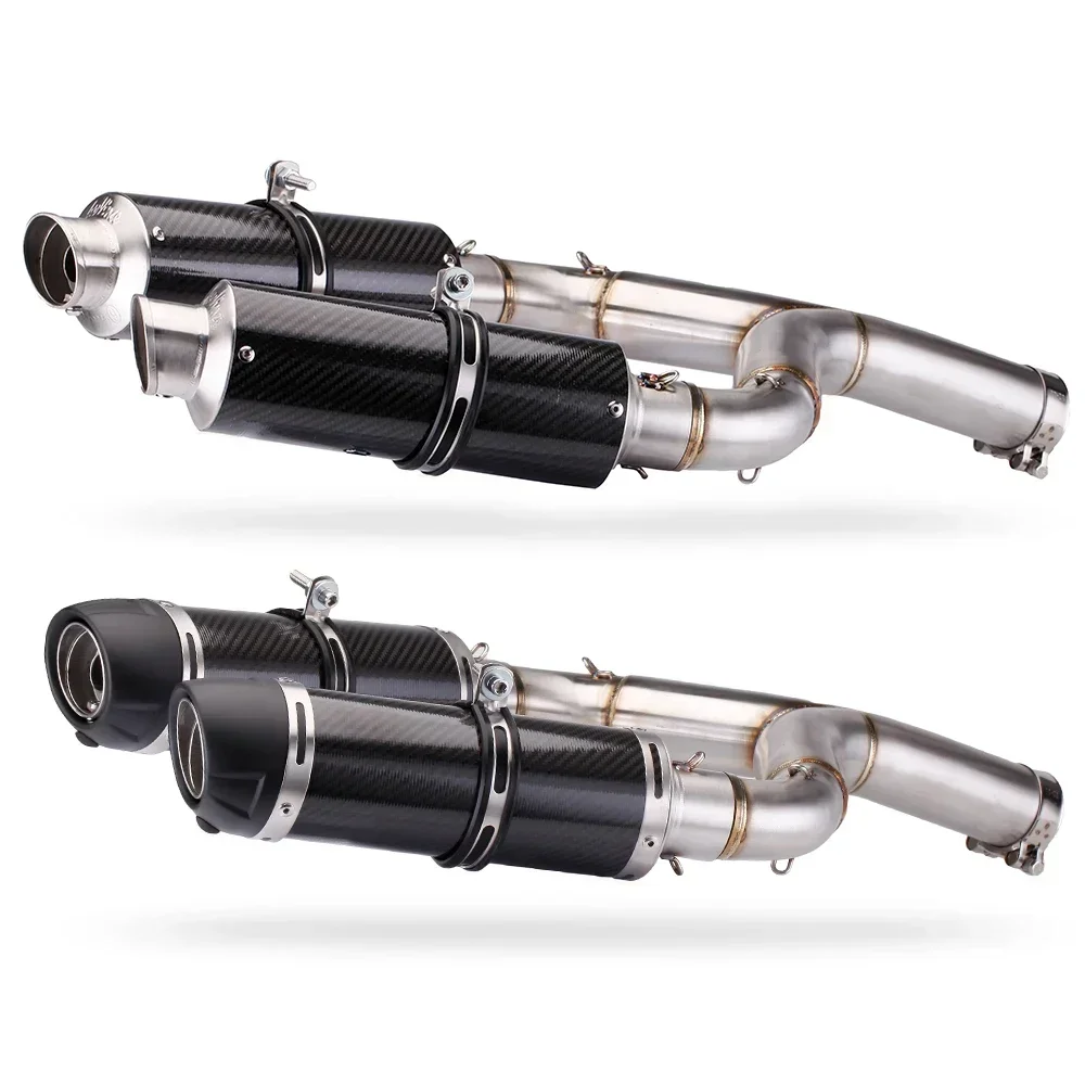 Slip on For Aprilia SHIVER 750 Motorcycle Racing Performance Exhaust Racing Line Original Location Motorcycle Muffler