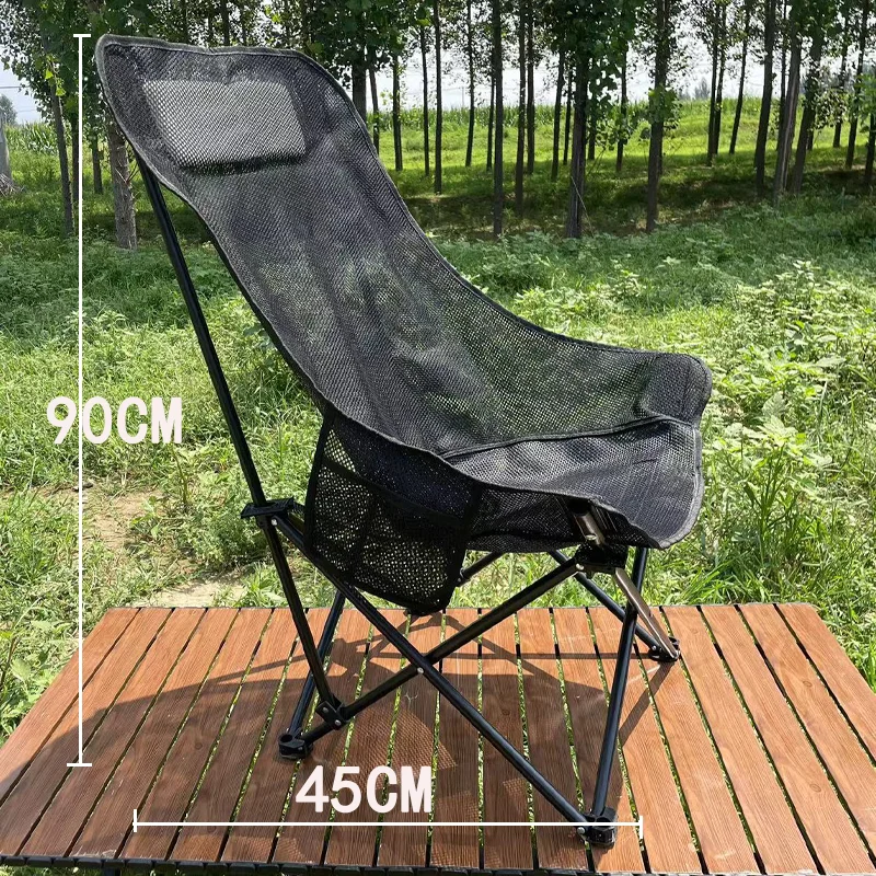 

Портативный стул для кемпинга, складной уличный легкий пляжный стул, регулируемый компактный стиль, уличная мебель Sdraio