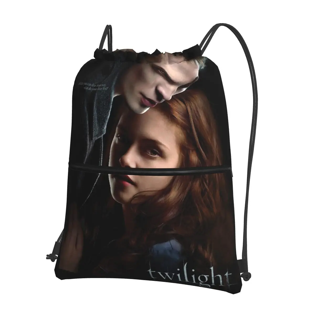 

The Twilight Saga Vampire Backpacks Multi-function Drawstring Bags Sundries Bag Book Bags for Man Woman Students