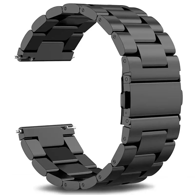 Pulseira de aço inoxidável para relógio Huawei, pulseira para Samsung Galaxy Watch 4, 6 Classic, GT 2 Strap, 40mm, 44mm, 43mm, 47mm, 45mm, 22mm