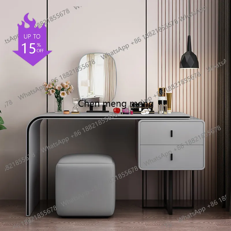 smt51 Light Gray Makeup Vanity Desk Green European Modern Vintage Makeup Vanity Desk Corner Cheap Penteadeira Bedroom Furniture