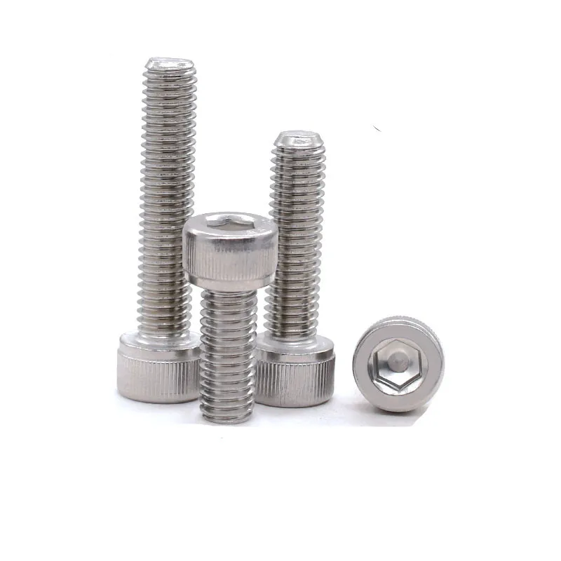20pcs 1/4-20*3/8 1/2 Inch Length 304 Stainless Steel US UNC Coarse Thread Allen Head Screw Cap Hex Hexagon Socket Bolt