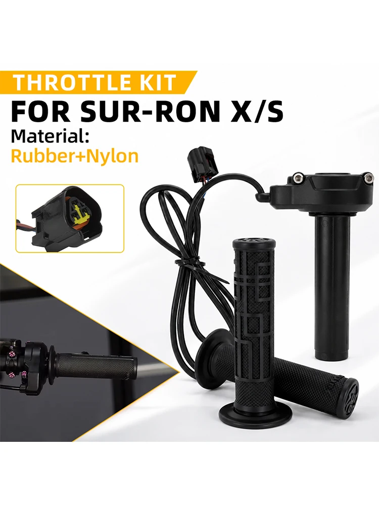 AliExpress JFGRACING Motorcycles Accessories Handlebar Accelerated Handle Throttle Turn Grip For Surron Light Bee X S Electric Dirt Bike E-bikes Part